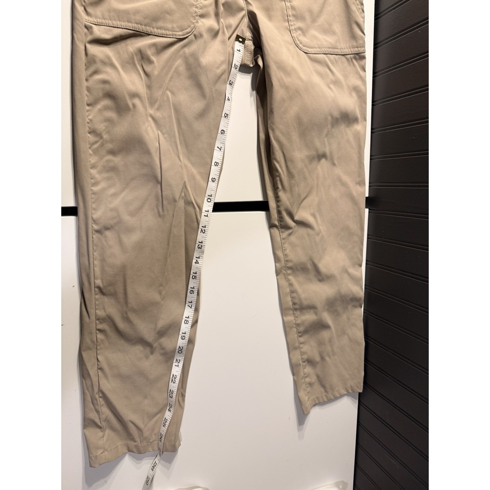 Eddier Bauer Tan Nylon Ankle Length Outdoor Hiking Pants Women's 12 - Picture 10 of 12
